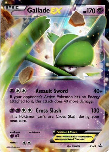 Gallade EX XY45 Holo Promo XY Promo Pokemon Near Mint
