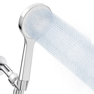 #ad JOMOO High Pressure Handheld Shower Head3 Modes One Button Descaling 71quot; Hose $19.67