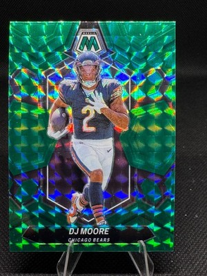 2024 Panini Mosaic - D.J. Moore #38 Green Mosaic Prizm