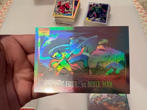 Impel Marvel 1991 Trading Card Complete Set 1-162 & Lot Of 6 Holographic - Bild 7 von 13