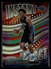 2022-23 Panini Prizm #1 Paolo Banchero Instant Impact Prizms Silver RC