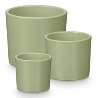 BlumentöPfe Aus Keramik, 3 StüCk, Ø 14, 17, 22 Cm