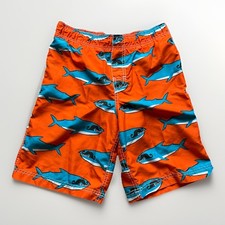 Children  s Place Boys Shark Swim Trunks With Lining XL 14