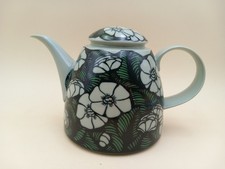Fürstenberg Teekanne Seladon Porzellan 70er Jahre Design Vintage selten