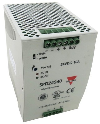 CARLO GAVAZZI SPD24240 AC/DC CONVERTER 115-230VAC 47-63HZ 24VDC 10A New