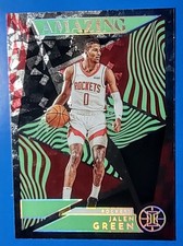 Jalen Green 2021-22 Panini Illusions #2 Amazing Rookie Emerald Houston Rockets