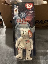 TY Teenie Beanie Baby Glory the Bear USA 1999 Mcdonalds NWT