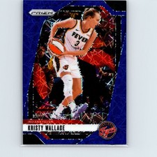 2024 Panini Prizm WNBA Kristy Wallace #133 Blue Velocity Prizm Indiana Fever