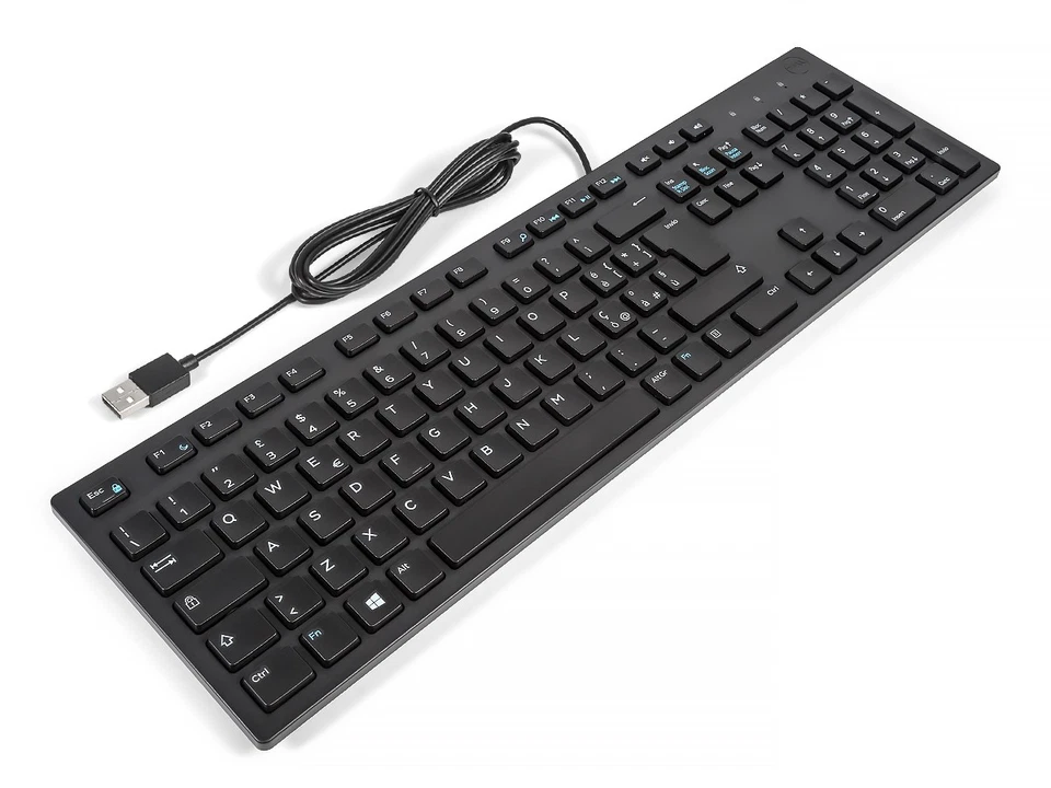 NEW Dell KB216 ITALIAN Slim Office Multimedia Desktop Keyboard (BLACK) - Image 2 of 2