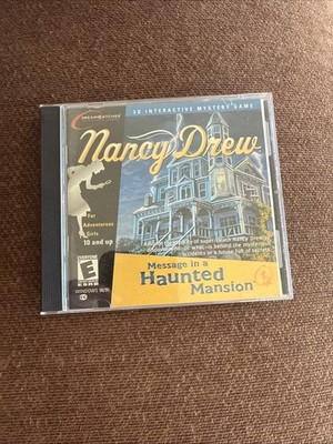 Nancy Drew: Message in a Haunted Mansion (PC, 2000), 3D Interactive Mystery Game