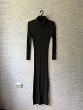 TSE 100% Cashmere Brown Women Long Sleeve Dress Size S
