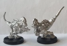 SCI-FI RPG Xenos Space Lizard Hunters x 2 Fan Sculpt Oldhammer Type Cyberpunk