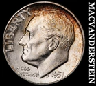 1951-D Silver Roosevelt Dime - Choice Gem Brilliant Unc+++  Lustrous  #K741