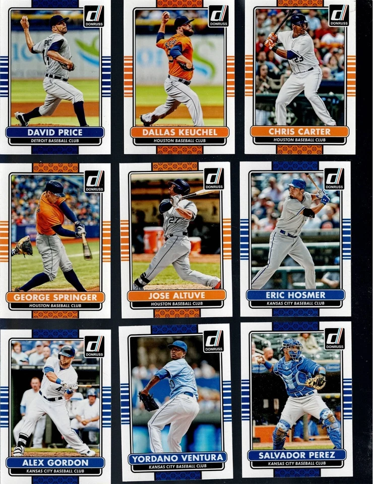 2015 DONRUSS Baseball 1-250 Complete Your Set BUY MORE SAVE MORE - Image 3 of 4