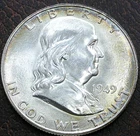 US 1949-D Franklin Half Dollar **