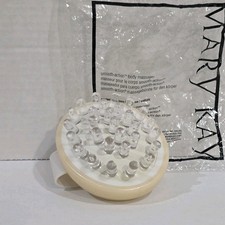 Mary Kay Smooth-Action Body Massager Handheld Rolling 24 Heads Beige White Clear