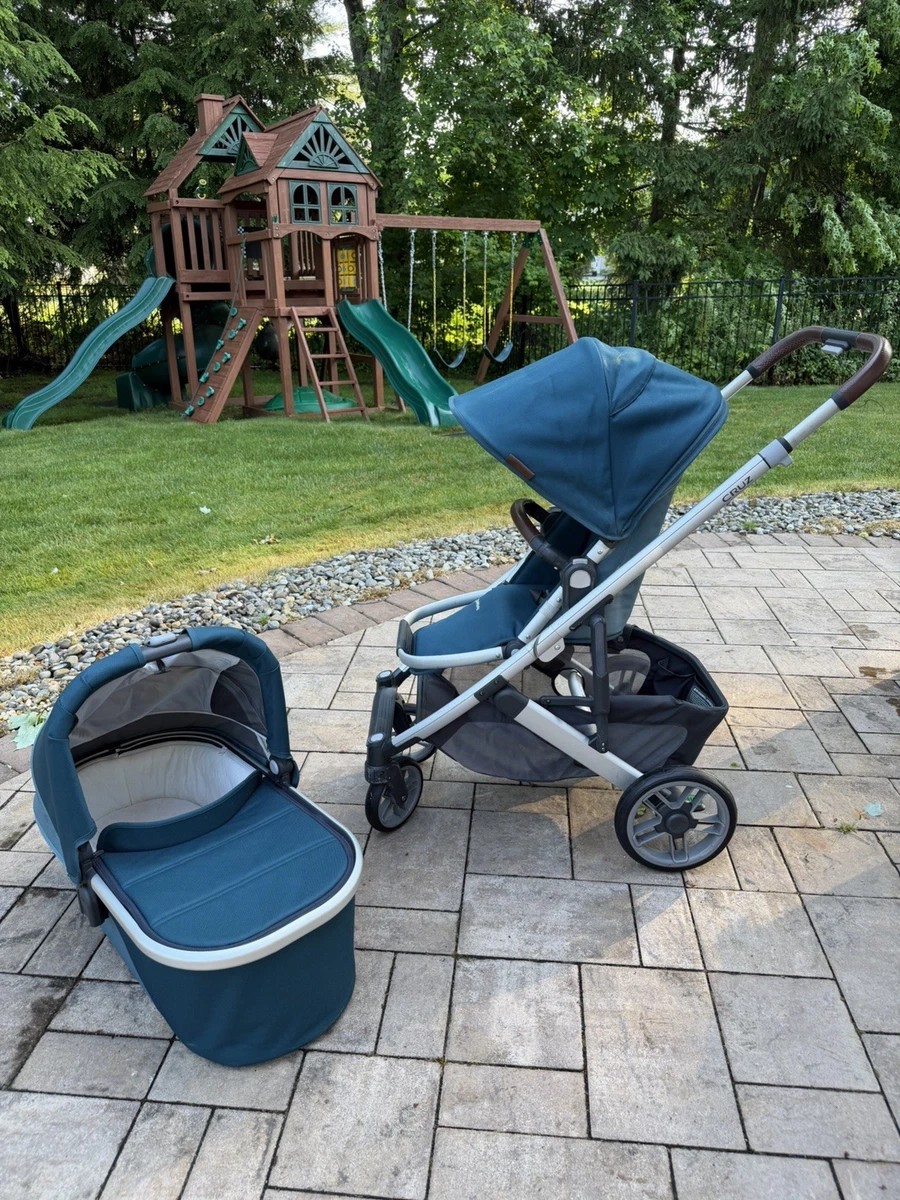 toddler and infant stroller Gold Shyft DualRide with Carryall Storage Infant Car Seat and Stroller Combo(Jasper)