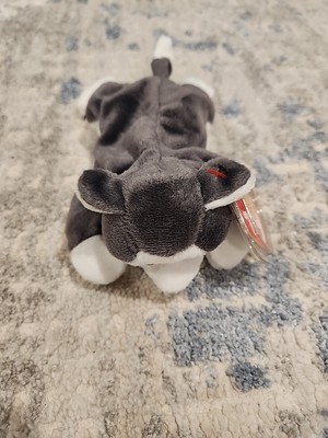 Nanook Retired 1996 Ty Beanie Babie 8in Husky Dog 3up Boys Girls 4104