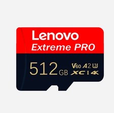 Lenovo Extreme PRO 512GB Micro SD Card A2 V30 Class 10 High Speed for Phone Came