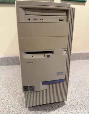 Vintage IBM Aptiva 2139-E6C Pentium II 400Mhz, Tested And Working Windows 98!
