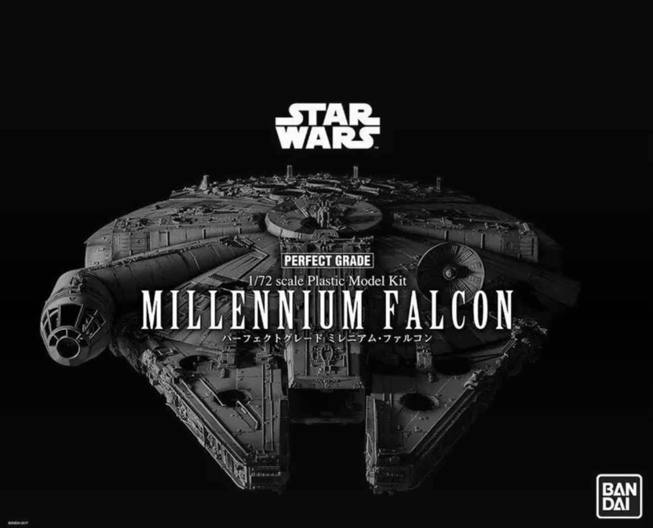 Bandai Star Wars Millennium Falcon Perfect Grade 1/72 kit plastica