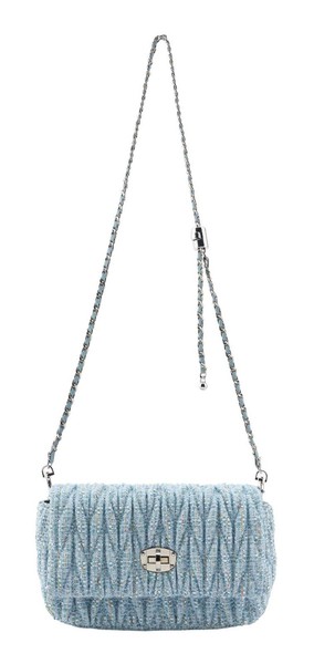 Seidenfelt Manufaktur Floro Shoulder Bag Schultertasche Tasche Sea Blue-image
