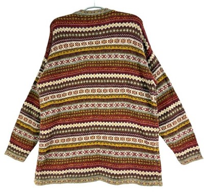 Vintage NORDIC NORWAY Chelsea Women V-Neck 30% Wool Cardigan