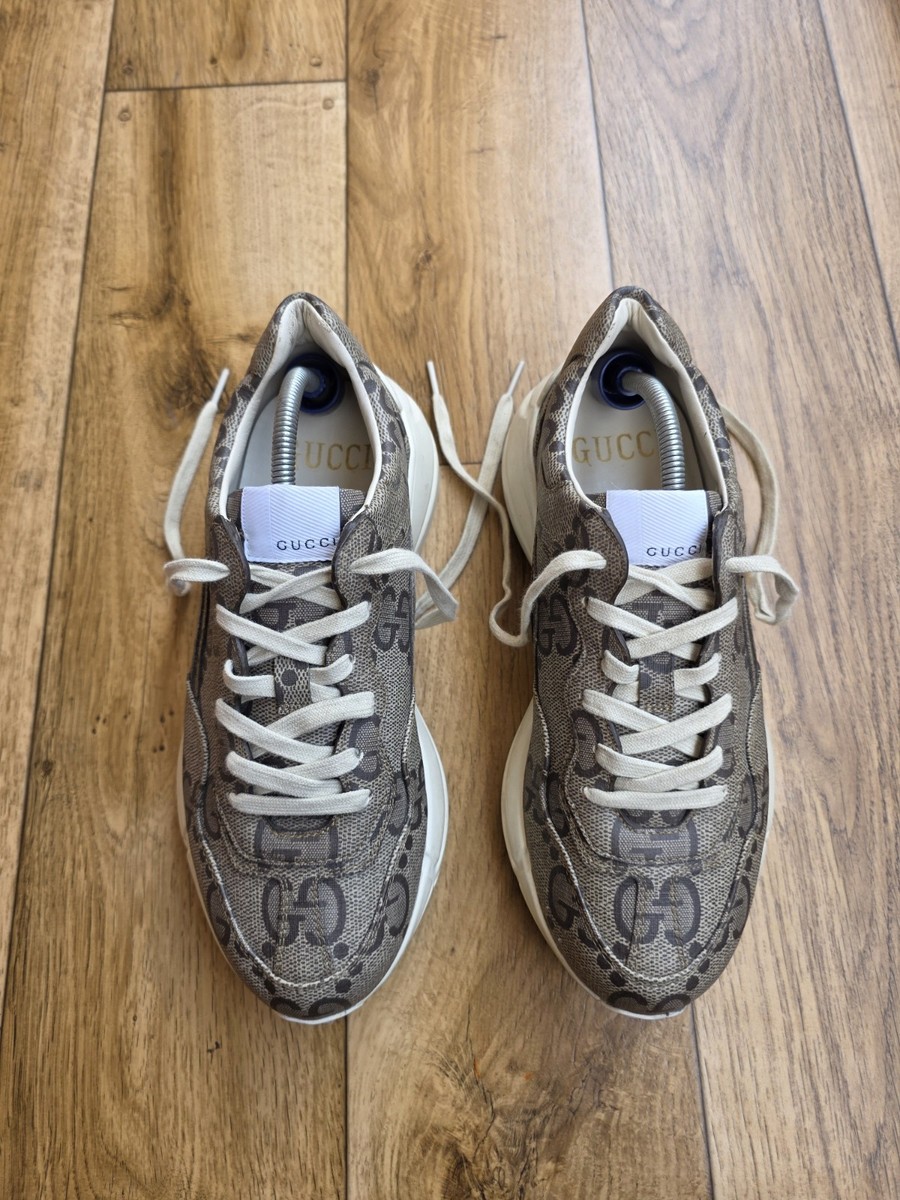GUCCI RHYTON LEATHER TRAINERS 38.5 EU, 8 US, 5.5 UK  View 3