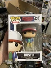 Funko Pop! Vinyl Dustin #424 Stranger Things Television Vinyl Figure NEW!