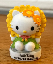 Fève Mat Chat Hello Kitty Cape Fleur Sanrio ❤️Galette des rois French Charm