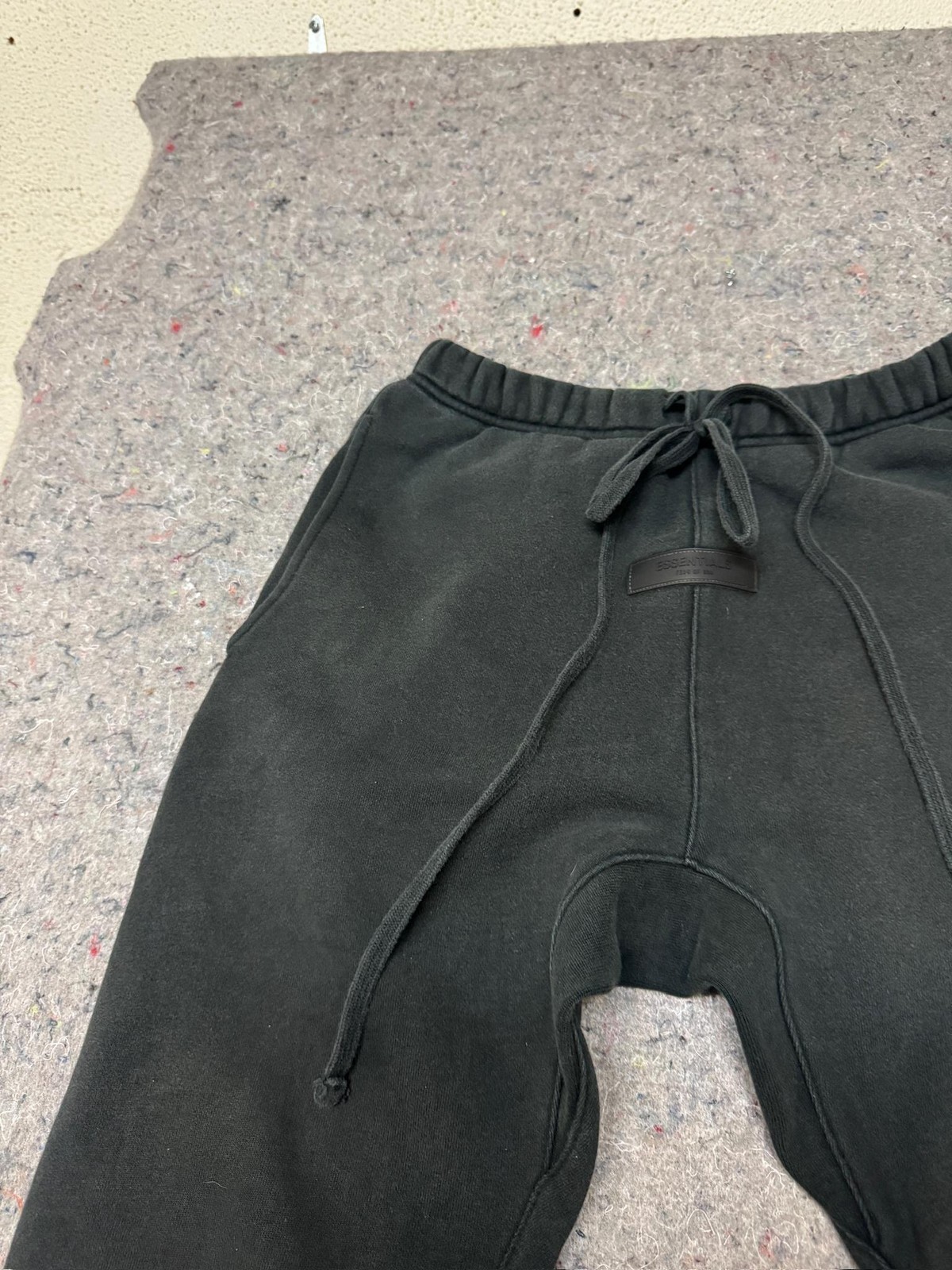 Essentials Fear Of God Sweatpants Mens XS Black Fleece Joggers Elastic Waist thumbnail 11