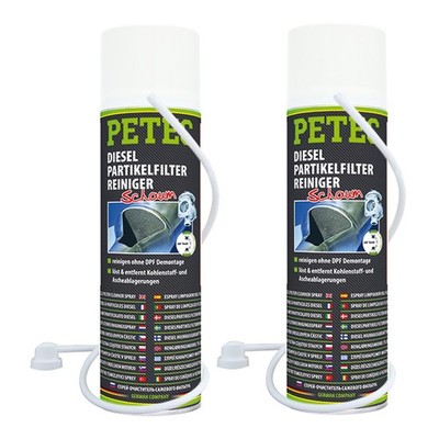 2x PETEC Diesel Particulate Filter Cleaner Spray 72550 2x400ml