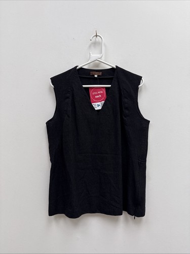 Loewe, Loewe Dark Grey Wool Sleeveless Top Size EU 44