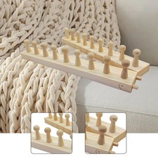 Chunky Knitting Blanket Loom Hand Knitting Adjustable Size