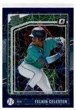 2024 Panini Felnin Celesten Optic Blue Velocity Prizm Rated Prospect Mariners
