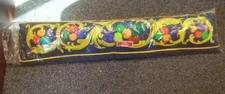 VINTAGE LILLIAN VERNON FRUIT DOOR DRAFT STOPPER 36" #3189