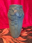 Van Briggle  Pottery  Poppies and Pods Vase Early 1916's Turquoise 7.5" Mint