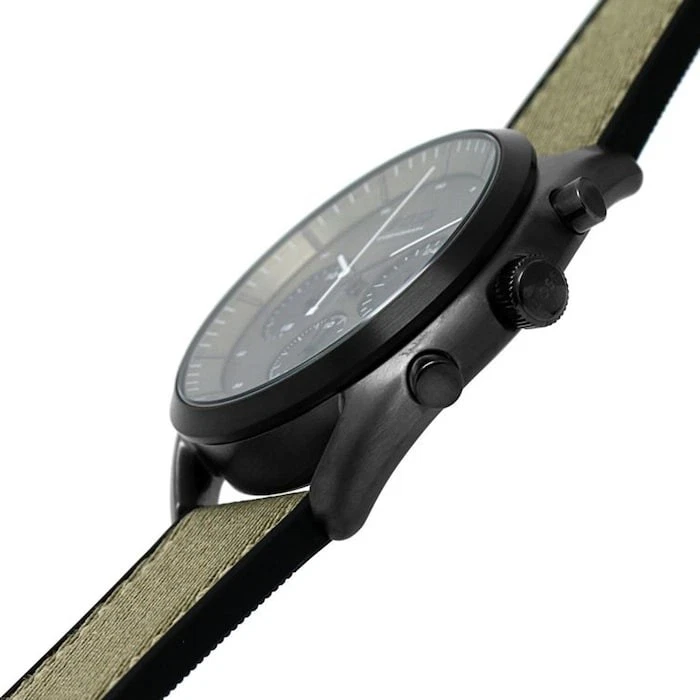 Reloj Pulsera Hombre HUGO BOSS TOP 1514092 Cronógrafo Silicona Negro Verde Foto 3 de 4