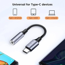 Type C To 3.5 Jack Earphone Adapter To 3.5mm Audio Converter with Digital Chip