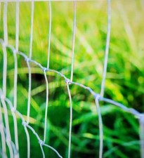 Komplettset Wildzaun Weidezaun Forstzaun 50m 150/12/30 mit Pfählen u. Spanndraht