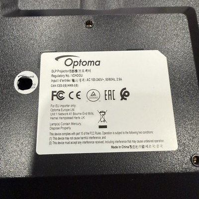 Optoma HD146X (VDHDGU) Full HD 3D DLP Projector - FOR PARTS READ