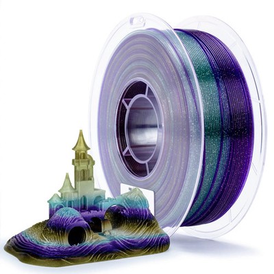 ZIRO Fast Gradient Twinkling Translucent PLA - Luxury Nightfall (1,75mm, 1kg)