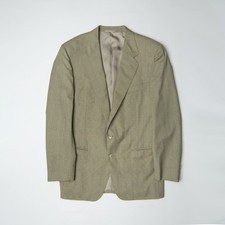 Giacca sartoriale Blazer Ermenegildo Zegna 100% Lana tg 52 Beige