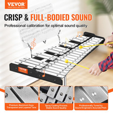 32 Note Glockenspiel Xylophone Bell Kit, Professional Percussion Instrument Set
