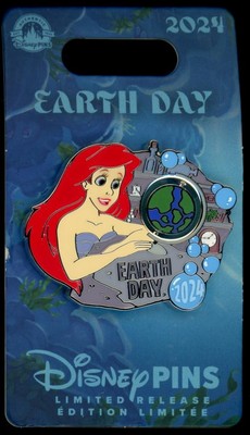 Ariel Earth Day 2024 Little Mermaid Spinner Disney Pin 163786