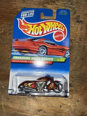 HOT WHEELS   1998 TREASURE HUNT   LIMITED EDITION   SCORCHIN SCOOTER   #2/12