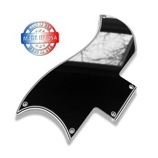 Wide Bevel 5 Ply Blackwhite Pickguard For Gibson Sg Standard 61 Reissue Usa