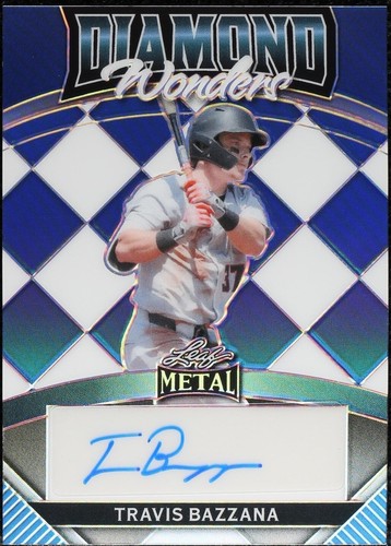 Travis Bazzana Signed 2024 1st Bowman Draft Autograph RC Card