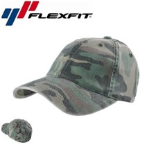 Flexfit Camouflage Baseball Cap S/M Camouflage Wald