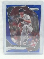 Mike Soroka 2020 Panini Prizm Baseball - BLUE MOJO (127/175) - Atlanta Braves